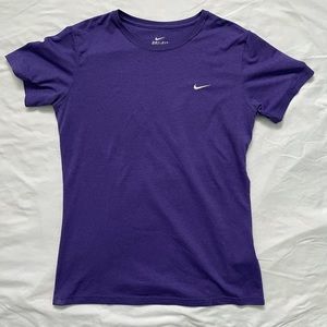 Purple Nike Dry-Fit Top